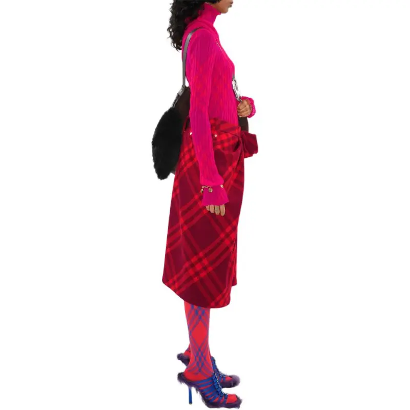 Burberry Sweaters Women's Raspberry Red-3