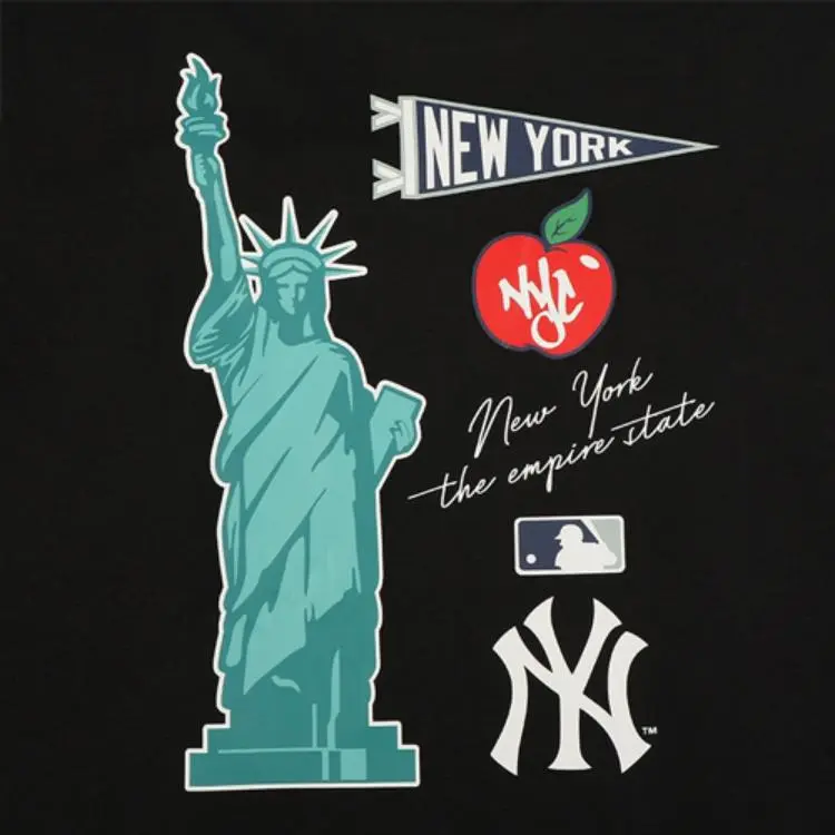 New Era T Shirts Unisex Black-3