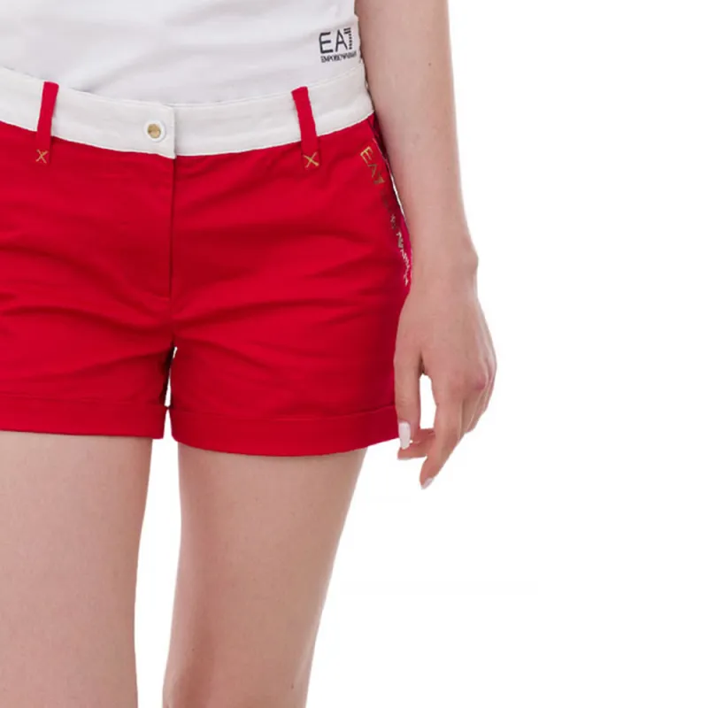 EMPORIO ARMANI EA7 Casual Shorts Women's Red-6