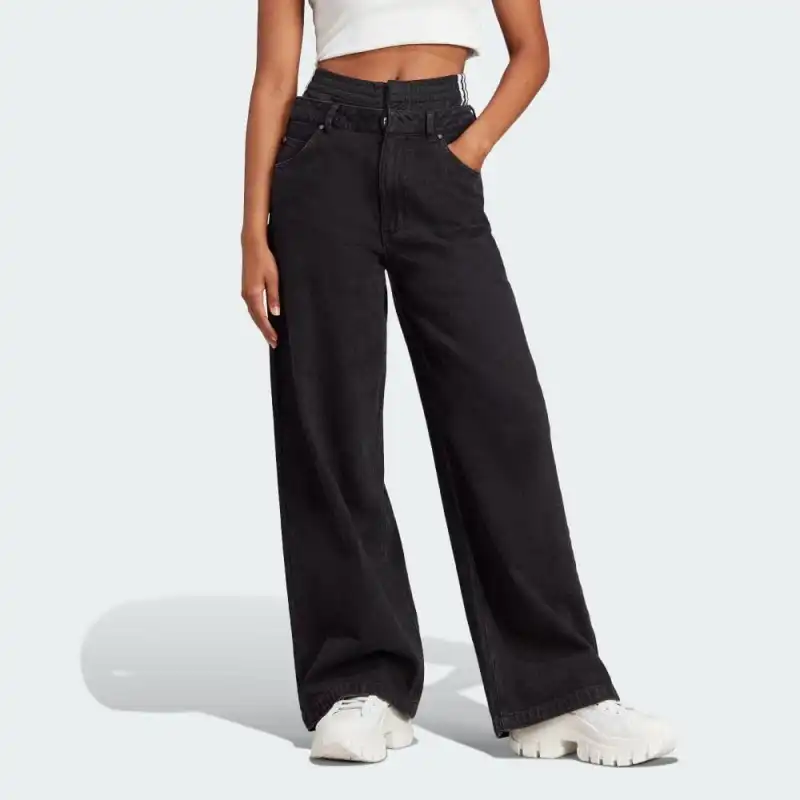 Adidas x KSENIASCHNAIDER Jeans Women's Black-1