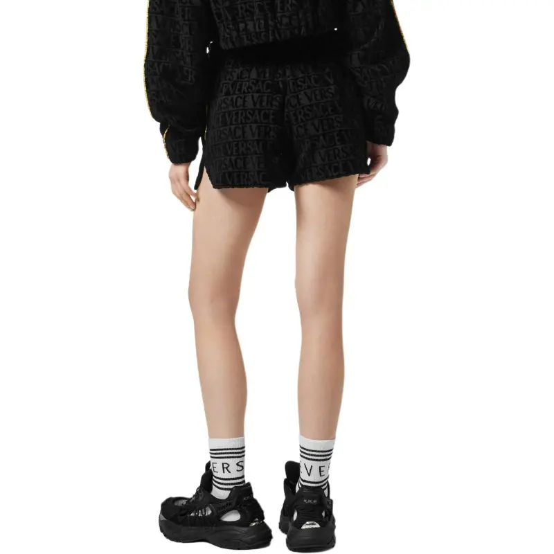 VERSACE Elasticated Drawstring Waistband Shorts-3