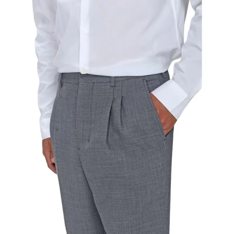 AMIPARIS Paris Pressed Crease Cropped Trousers-4