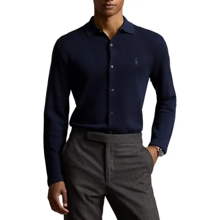 Ralph Lauren Logo Embroidered Knitted Shirt-1