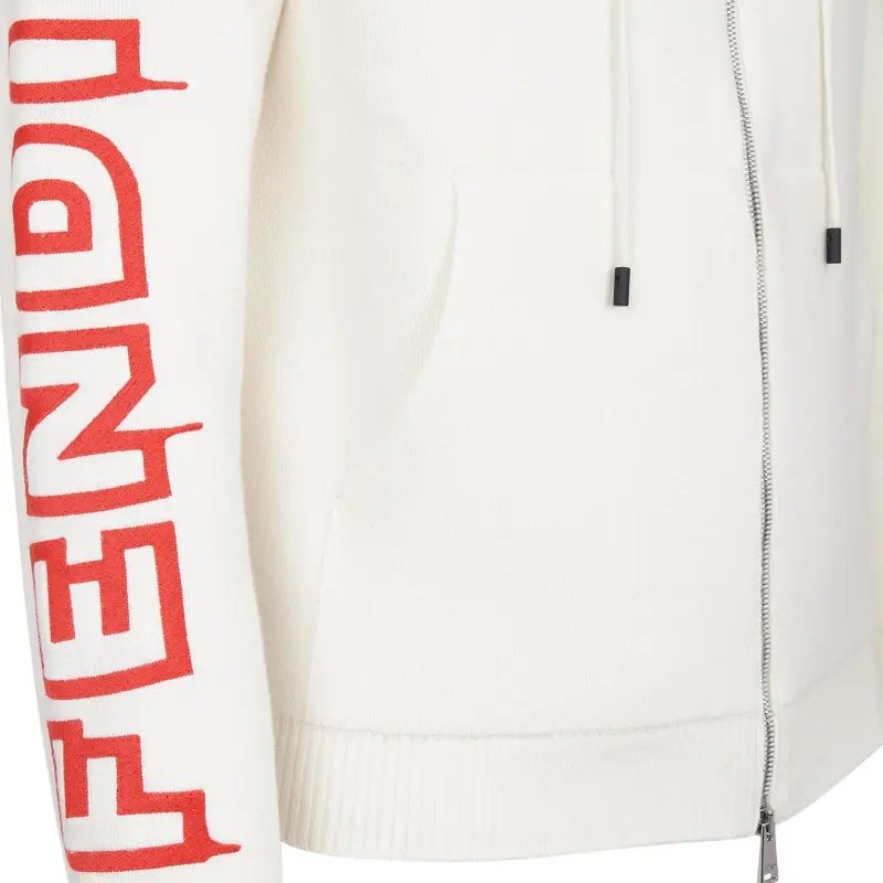 FENDI SS23 Chinese New Year SS23 Cashmere Sweater Men's White-2