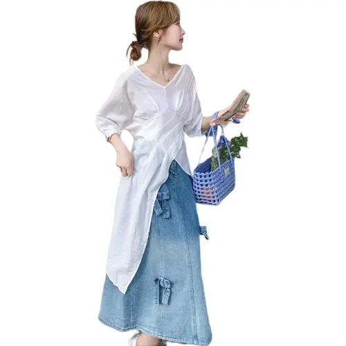 Fele.d Two Piece Skirt Sets Women's