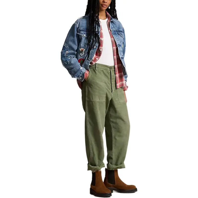 Polo Ralph Lauren Button Up Distressed Denim Jacket-4