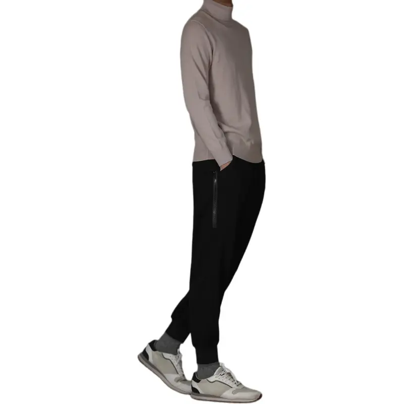 Hacikis Sweater Men's Light Beige Gray-4