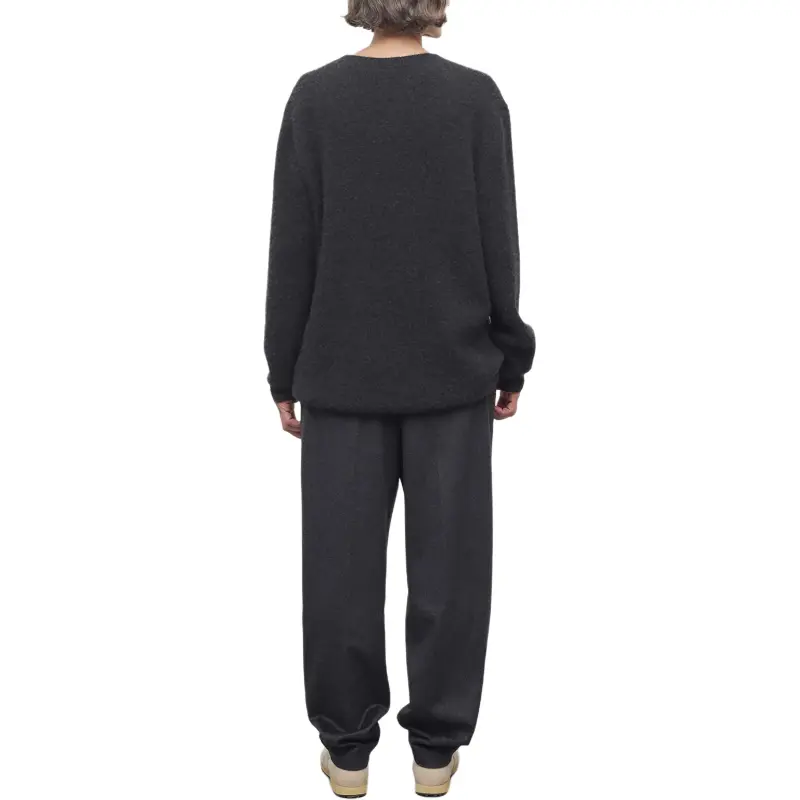 THE ROW Richelle Pant 'Charcoal Melange'-2