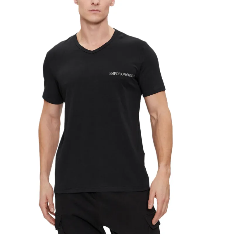 EMPORIO ARMANI T Shirt Black Men's 2 Pack-4