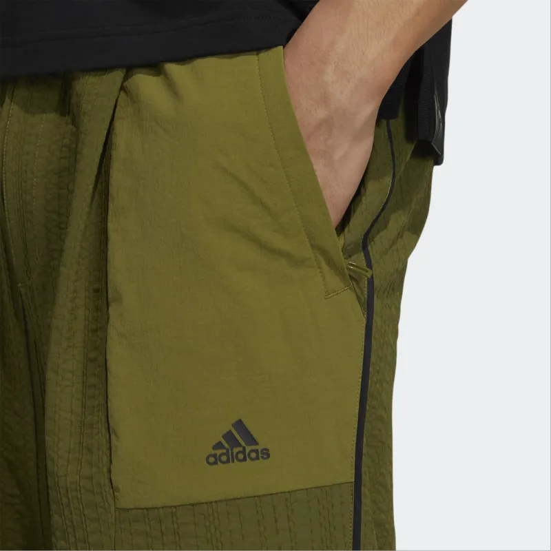 Adidas Knitted Sweatpants Men's Olive-4