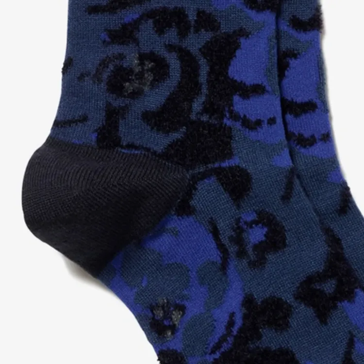 LACOSTE Mid Calf Socks Men's 1 Pack Marine Blue-1