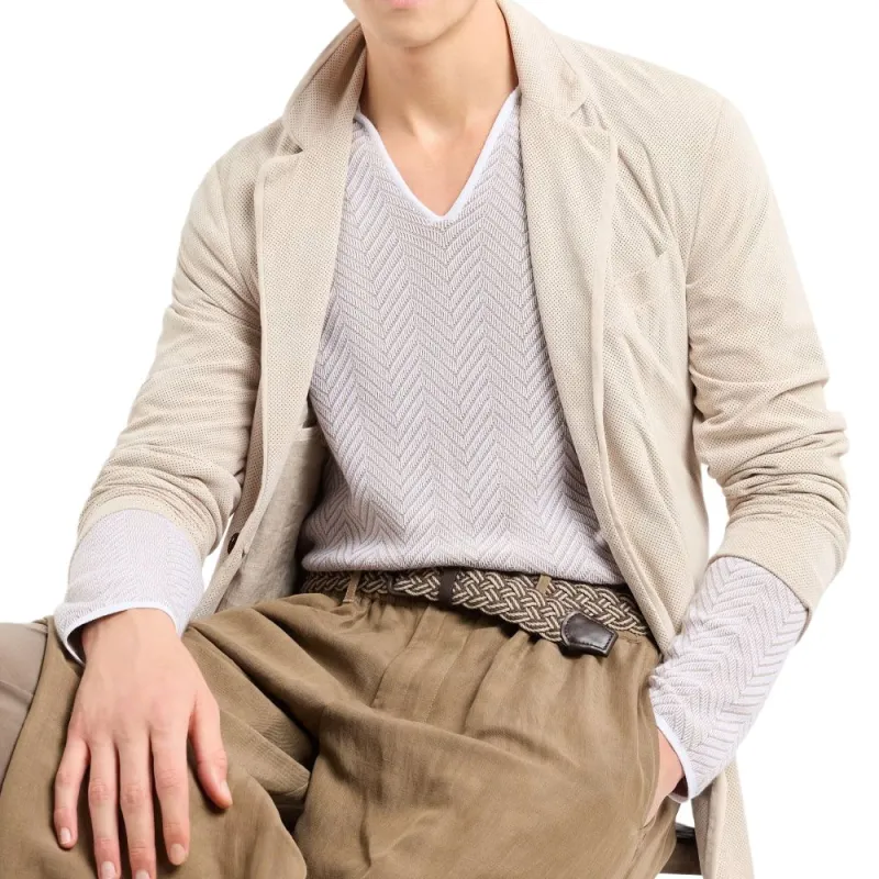 GIORGIO ARMANI Linen And Silk Wide Trousers-4
