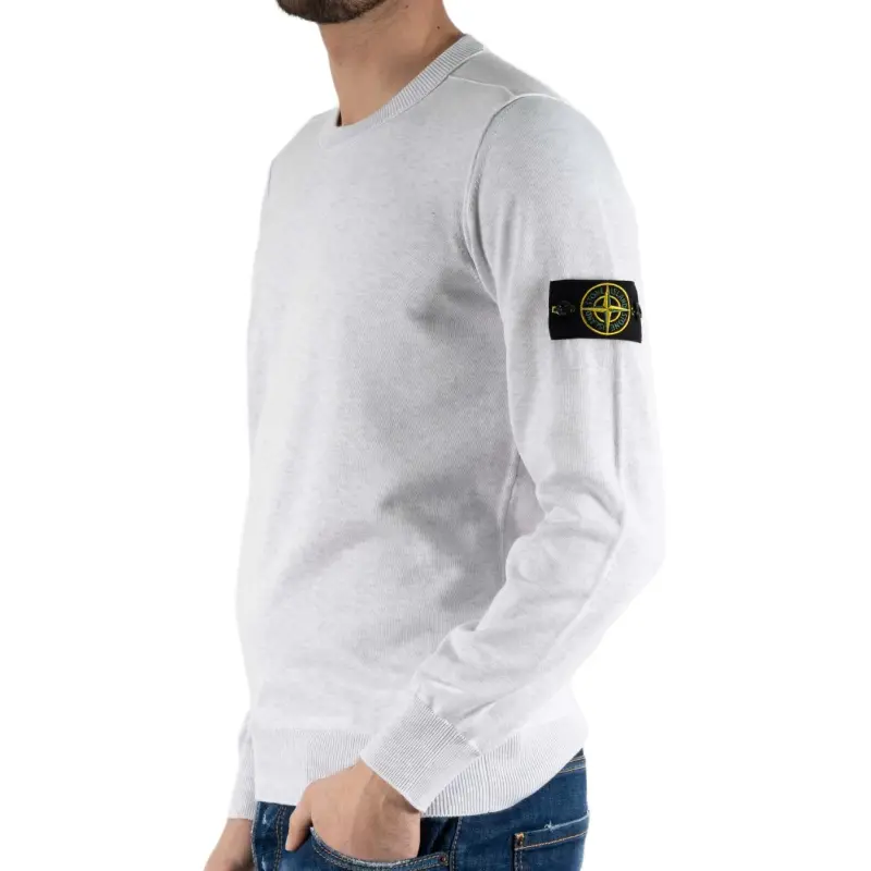 STONE ISLAND Sweatshirts Men Light Gray-3