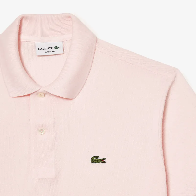 LACOSTE Polo Shirt Men's Light Pink-3