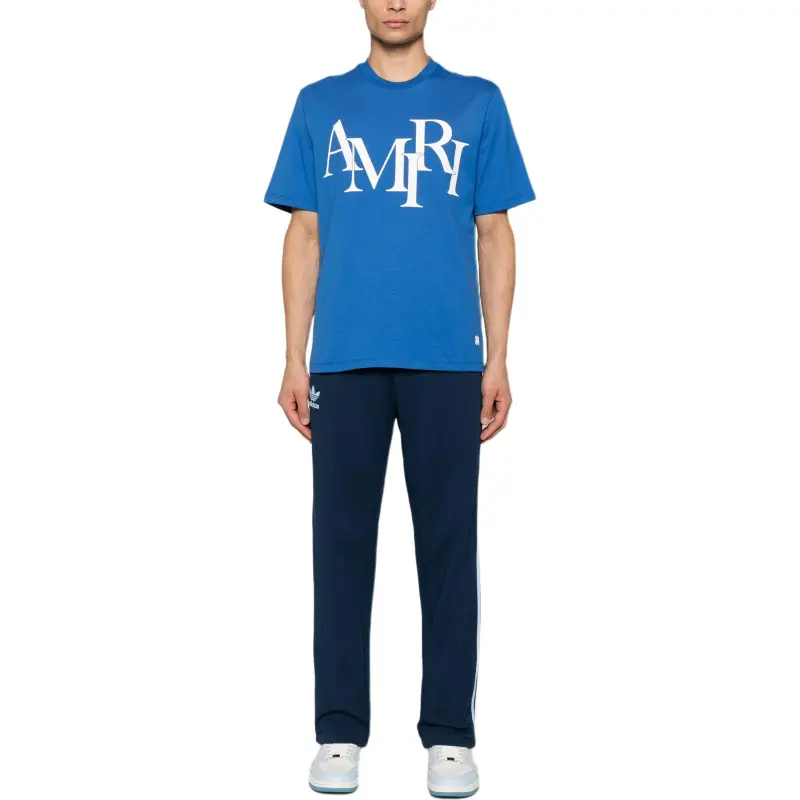 AMIRI Logo Printed Crewneck T Shirt-2