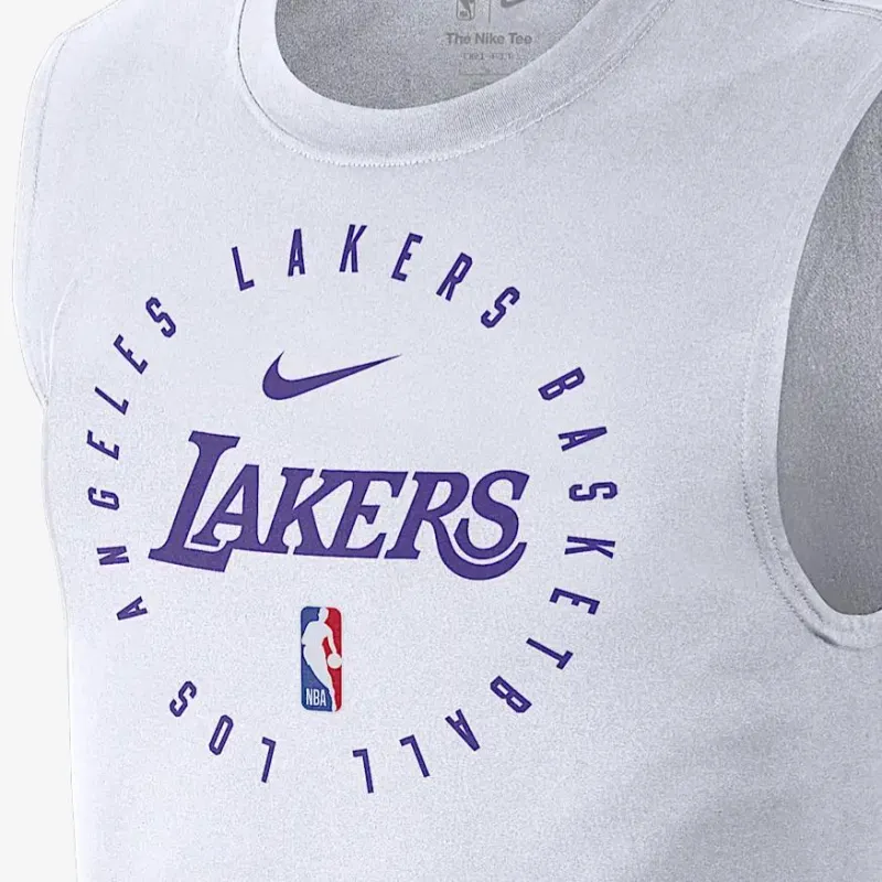 Nike DRI FIT NBA Tank Top Men's White-2