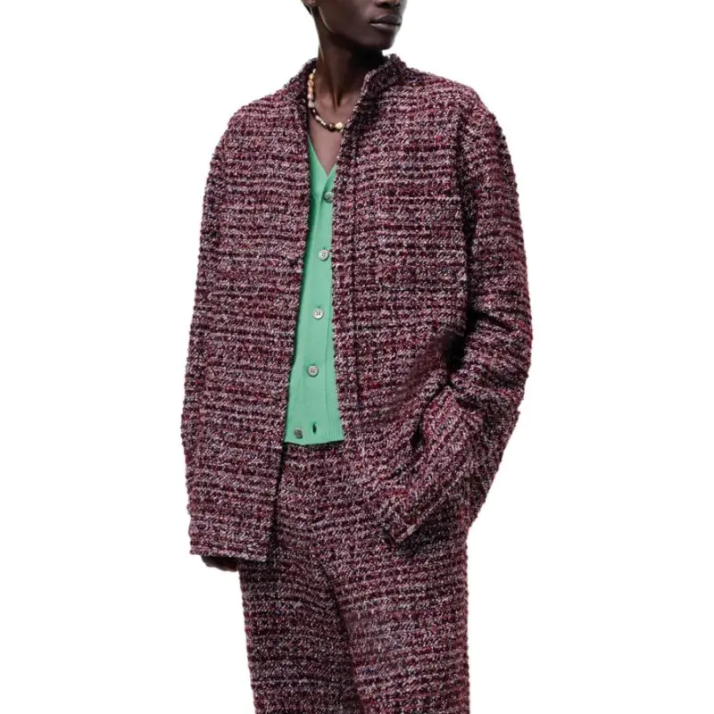 DIOR Shirts Men Burgundy-2