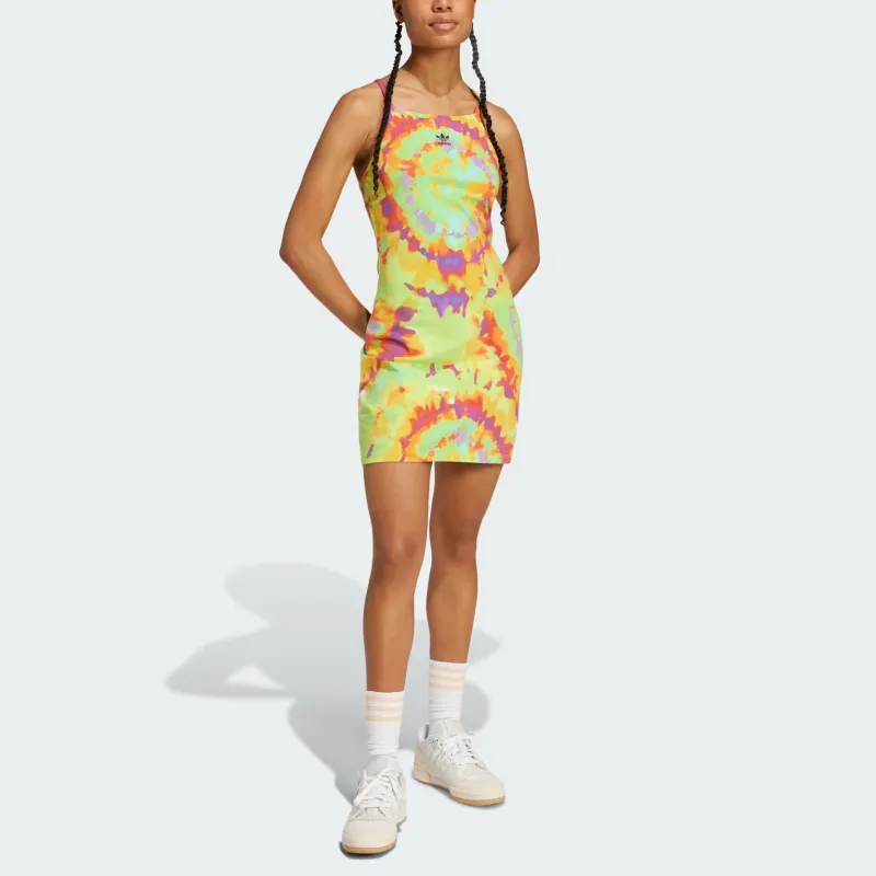 Adidas Originals Slip Dresses Women's Yellow-1