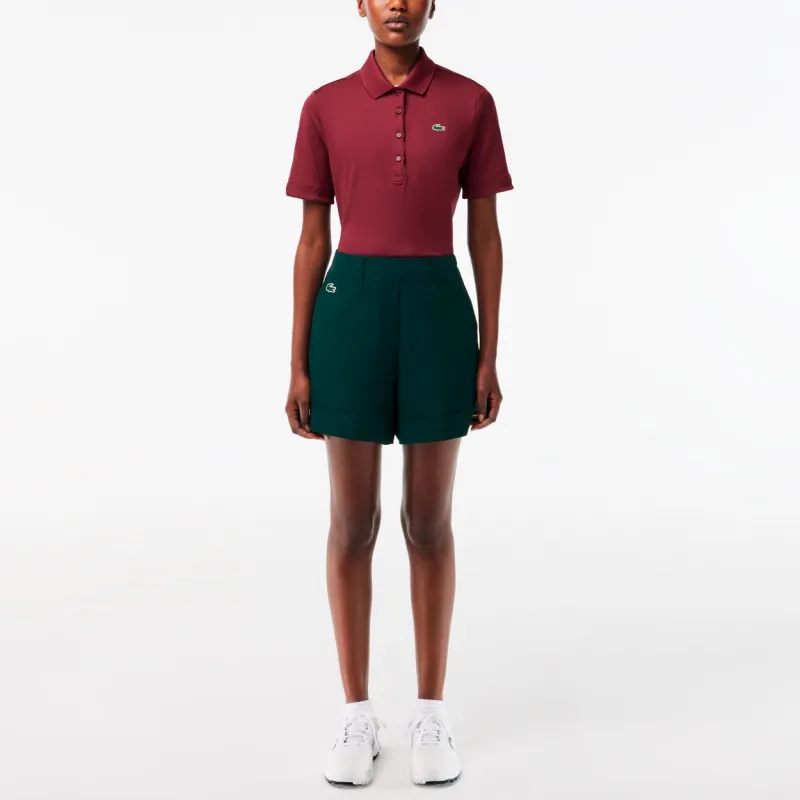 LACOSTE Casual Shorts Women's Green-3