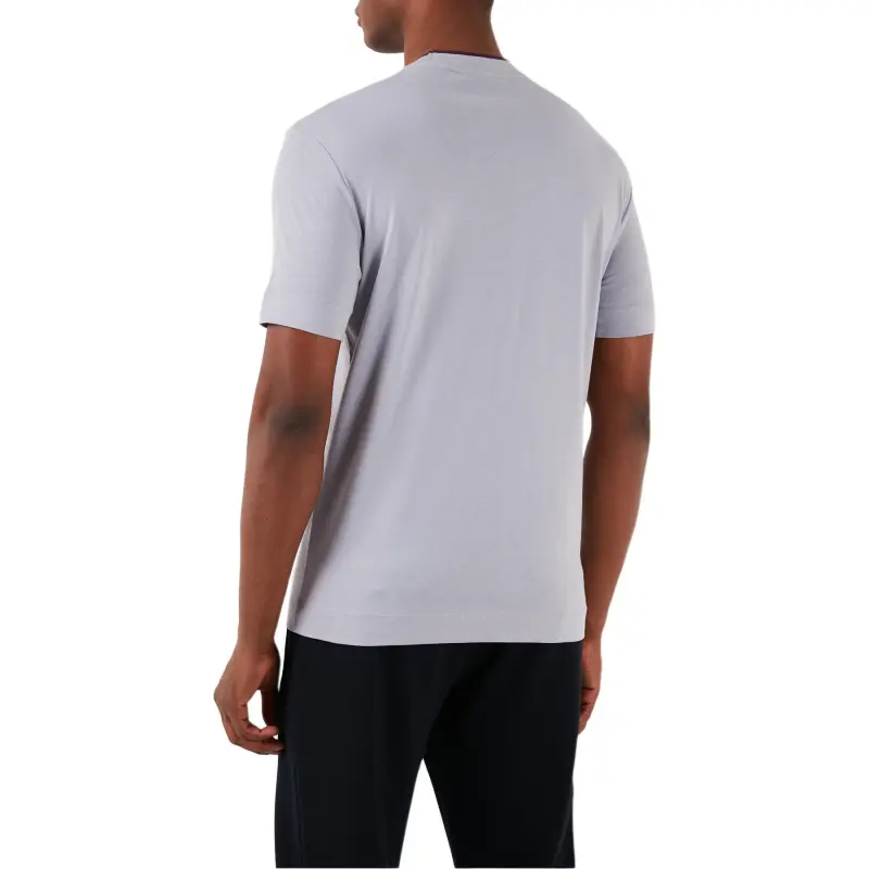 EMPORIO ARMANI SS24 T Shirt Men's Light Purple-4