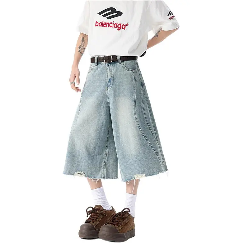Concubine Zhu Denim Shorts Men's-2