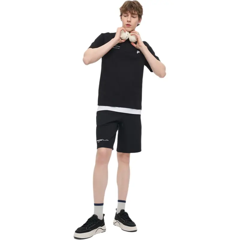 FILA FUSION FUSIONEER Polo Shirt Men's Jet Black BK-1