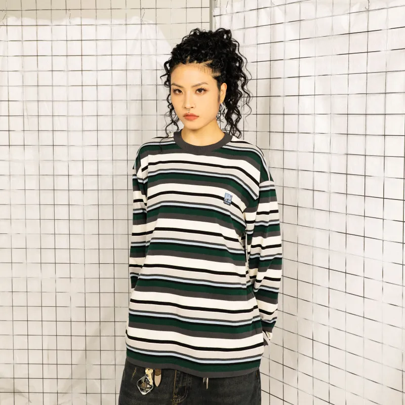 Thrillscrew T-Shirts Unisex Jasper Stripes-2