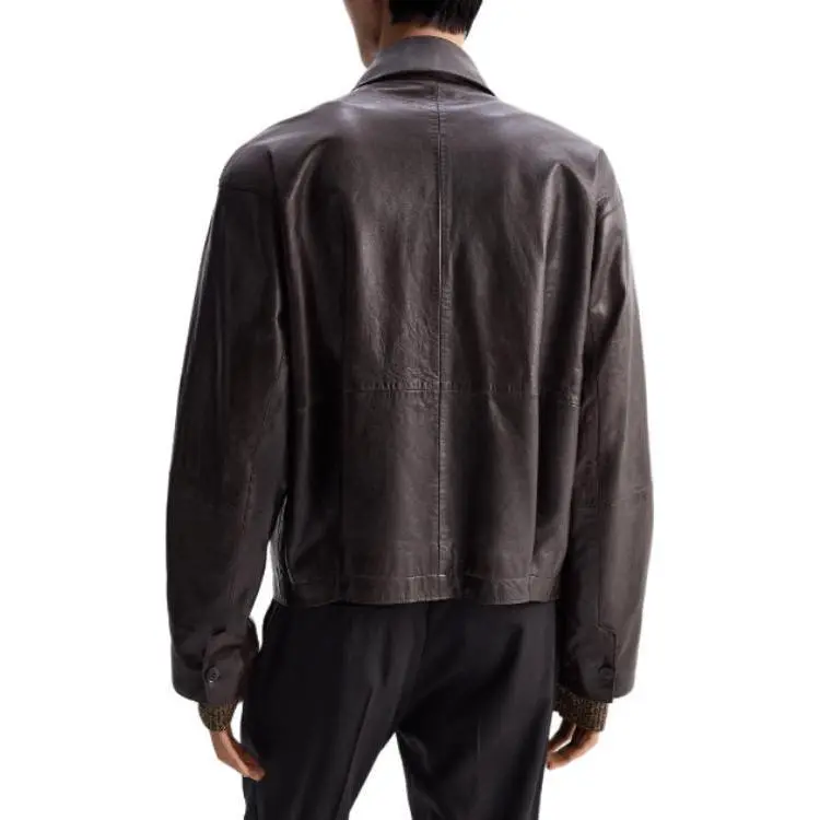 ZARA Jackets Coats Men's Crimson-3