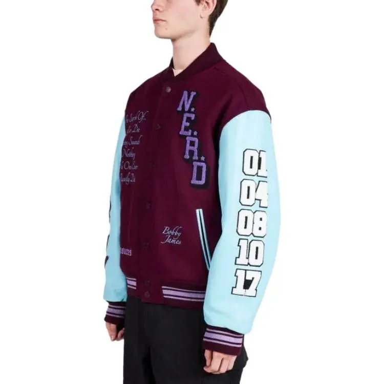 PLEASURES X N.E.R.D Varsity Jacket-3