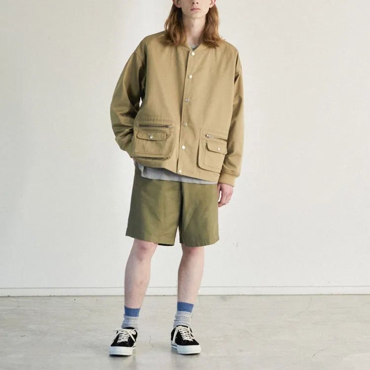 Facetasm X Dickies X FACETASM Jackets Unisex Beige Yellow-1