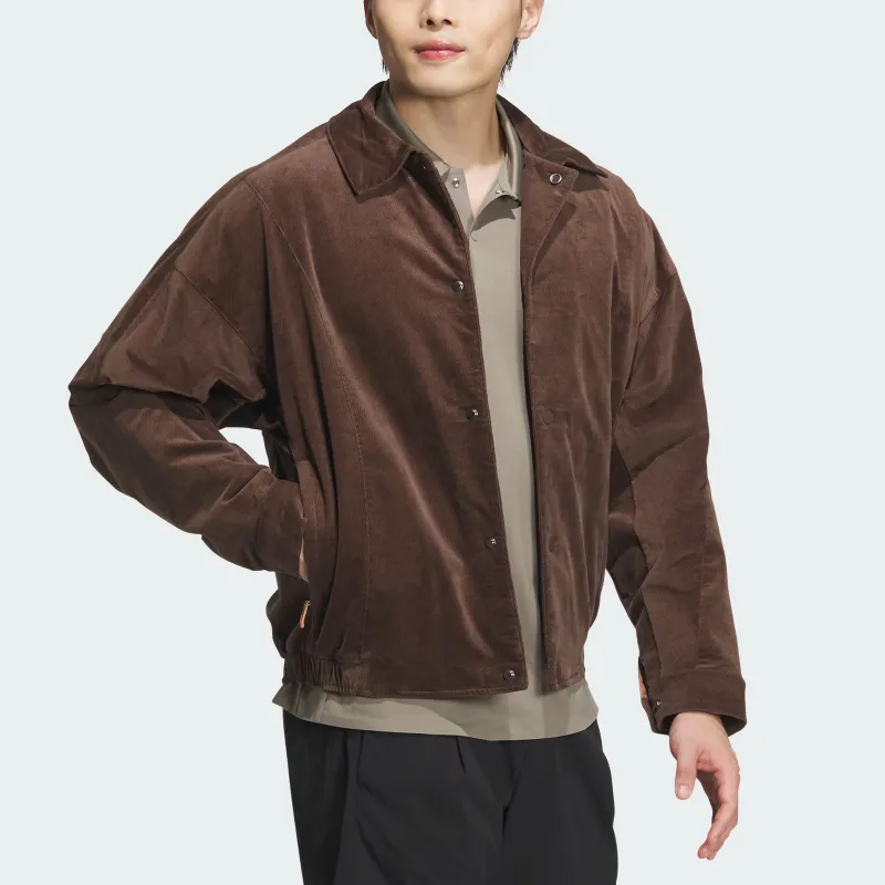 Adidas Wuji Series WUJI CORD JACKET Jackets Coats Men's Brown-1