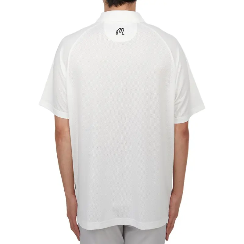 Malbon Golf Polo Shirt Men's White-1