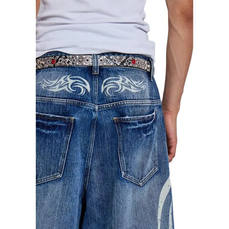 Jaded London Jeans Unisex Blue-4
