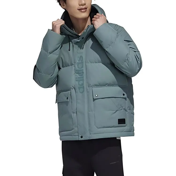 Adidas Neo Down Jackets Men Green-2
