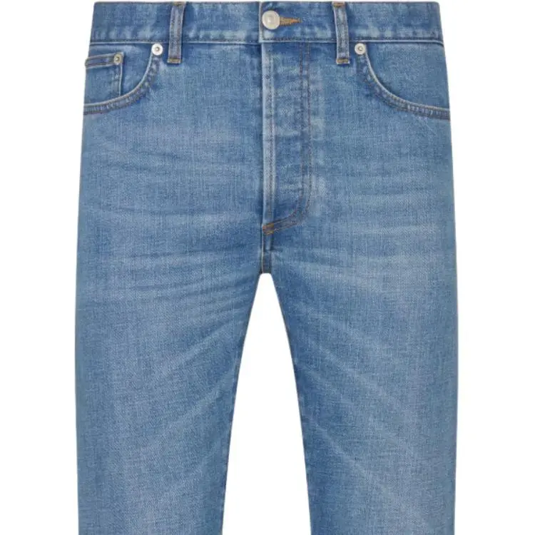 DIOR Jeans Men Blue-4