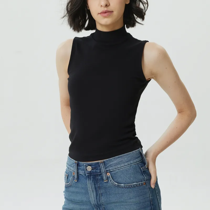 GAP Tank Tops Women's Black-2
