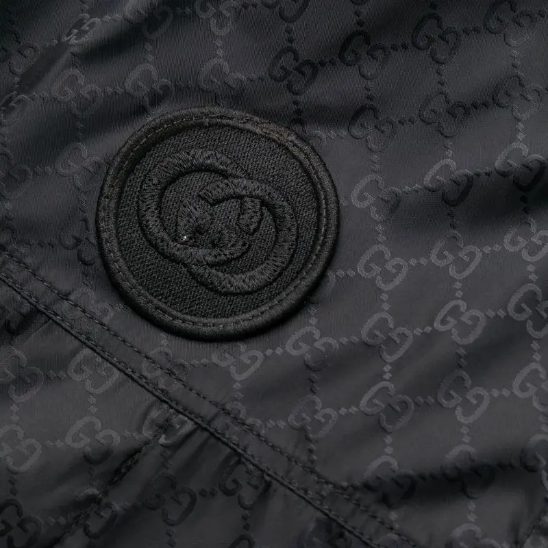 GUCCI Gg Jacquard Parka Coat-4