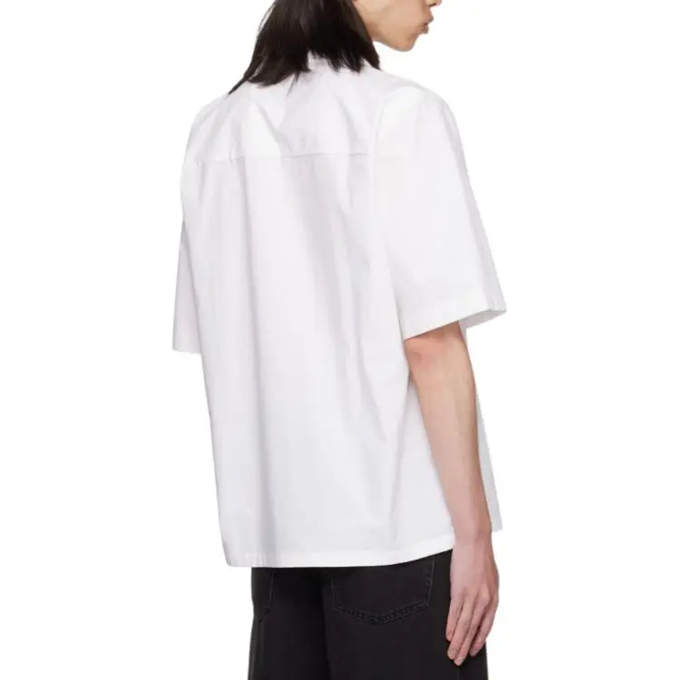 DIESEL Logo Embroidered Short Sleeved Shirt-4