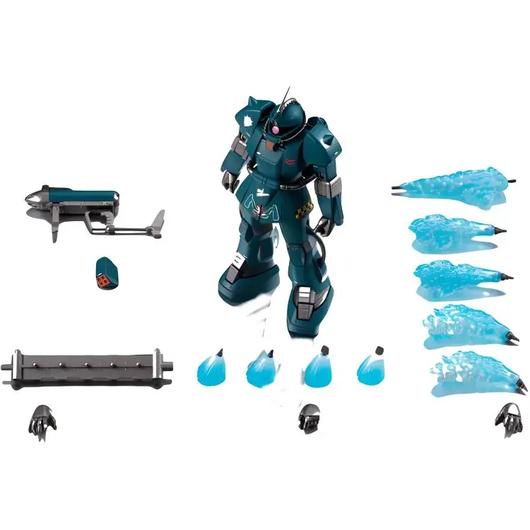 BANDAI ROBOT Soul Spirits Limited MS-06M Waterborne Zaku Ver. A.N.I.M.E. Assembled Models-3