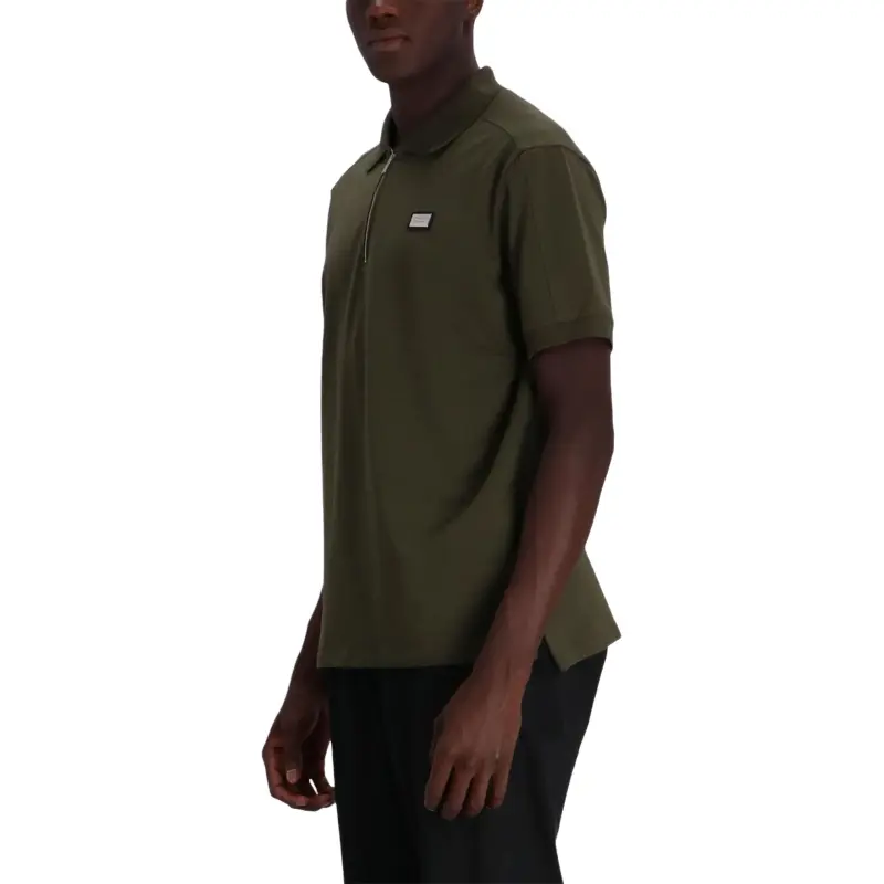 KARL LAGERFELD / Karl Lagerfeld Jeans Zip-up Polo Shirt-3