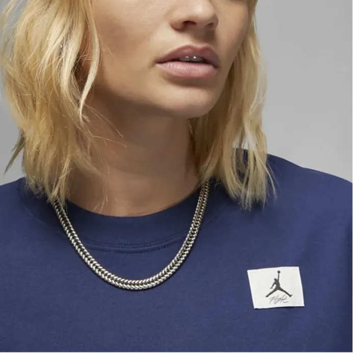 Jordan Essentials T Shirts Women's Dark Blue-3