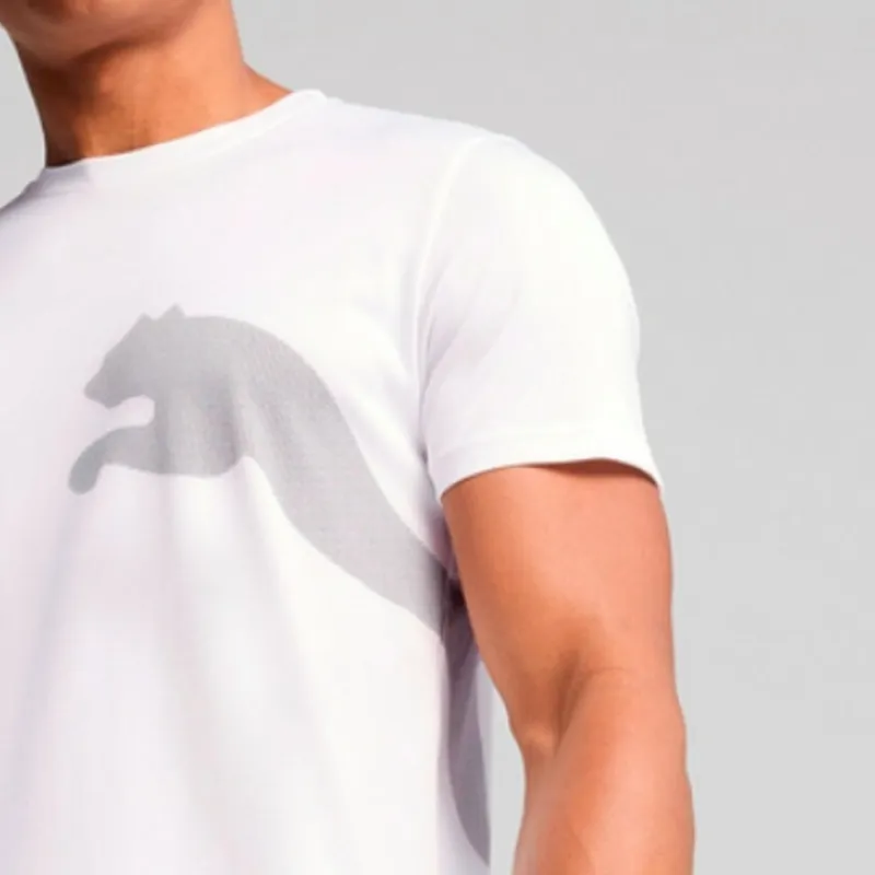 PUMA T Shirts Men White-5