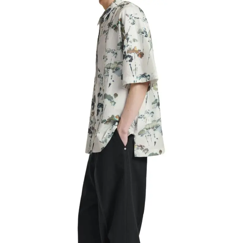 COS Shirts Men White/Green-2