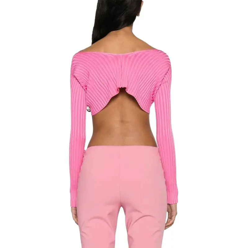 Jacquemus La Maille Pralu 'Neon Pink'-4
