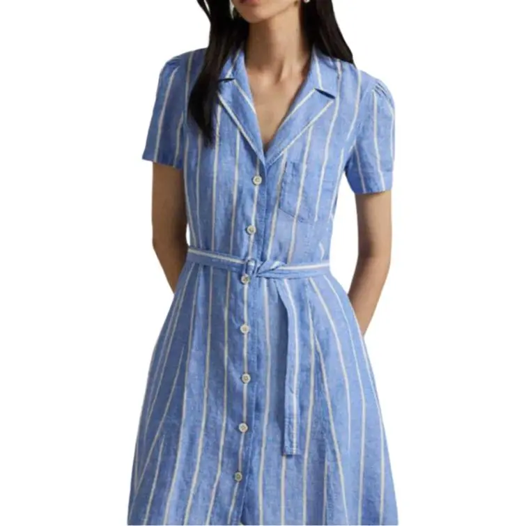 Polo Ralph Lauren Short Sleeved Dress Women's Multicolor-3