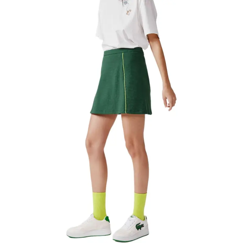 LACOSTE Casual Short Skirts Women's Green-2