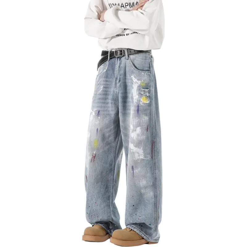 JASONWOOD Cowboy On The Run Jeans Unisex Light Blue-4