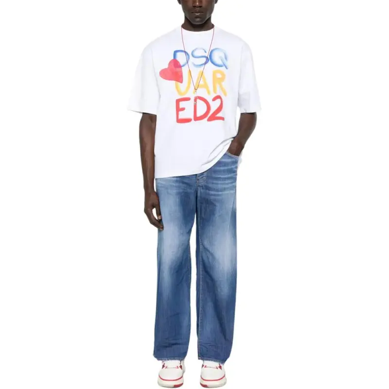 DSQUARED 2 Embroidered logo Jeans-1