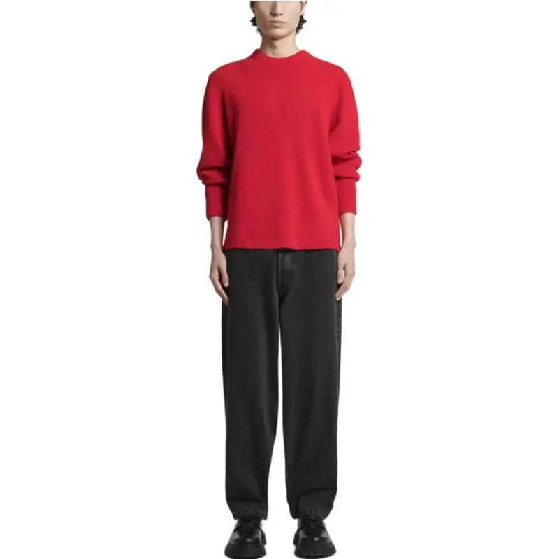 COS Chinese New Year Series Sweaters Men Red-4