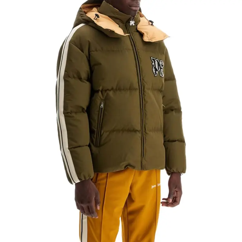 PALM ANGELS Monogram Patch Track Down Jacket-2